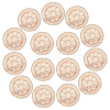 15Pcs Wood Chips WOOD-WR0001-26A-1