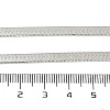 4mm Rack Plating Brass Flat Snake Chain Necklaces for Women Men MAK-L044-14P-5