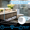 200Pcs Transparent Acrylic Sheets FIND-GA0007-20A-4