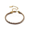 Twisted Nylon Cord Bracelets for Women BJEW-V007-01G-03-2