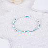 1Pc Bohemian Style Waxed Cord Braided Bracelets for Men Women BJEW-LP0004-20-3