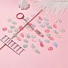Transparent Spray Painted Glass Pendants GLAA-S183-15-4