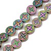 Electroplated Synthetic Non-magnetic Hematite Beads Strands G-K375-B02-09-1