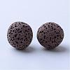 Unwaxed Natural Lava Rock Beads G-F325-10mm-M-3