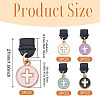 15Pcs 5 Colors Alloy Enamel Mobile Plugs HJEW-TA00373-3