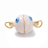 Brass Magnetic Clasps ZIRC-F136-10G-09-1