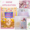 Rainbow Color Polyester Fabric DIY-WH0569-80B-6