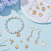 16Pcs 8 Styles Brass Pendants KK-WR0001-34-4