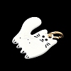 UV Printed Brass Pendants ENAM-I086-07-2