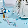 2Pcs Star Resin Pendant Keychain HJEW-BBC0001-12B-3