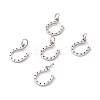 304 Stainless Steel Charms STAS-S105-T519S-3