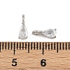 Brass Micro Pave Clear Cubic Zirconia Charms KK-A269-30P-3