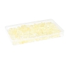 120Pcs 8 Styles Transparent Spray Paint Glass Beads GLAA-FS0002-28-6
