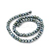 Electroplated Non-magnetic Synthetic Hematite Beads Strands G-G862-02A-2
