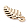 Brass Charms KK-Y003-11G-4