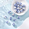 20Pcs Handmade Porcelain Beads PORC-FP0001-03A-5