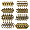 80Pcs 8 Styles Alloy Connector Charms FIND-AR0005-82A-1