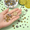 100Pcs 10 Styles Tibetan Style Alloy Flower Bead Caps TIBE-YW0001-84-4