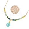 Natural Malaysia Jade Pendant Nekclaces NJEW-JN05917-03-3