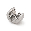 304 Stainless Steel European Style Clasps STAS-M112-04P-05-3