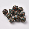 Round Handmade Indonesia Beads IPDL-L002-10I-1
