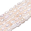 Natural Cultured Freshwater Pearl Beads Strands PEAR-N012-03H-4