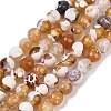 Natural Fire Crackle Agate Beads Strands G-C082-A01-33-2