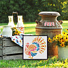 PET Hollow Out Drawing Painting Stencils DIY-WH0391-0435-6