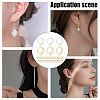 200Pcs 2 Colors Brass Leverback Earring Findings FIND-AR0004-93-5