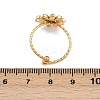 304 Stainless Steel Enamel Open Cuff Rings for Women RJEW-K303-09G-3
