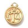 PVD Vacuum Plating 304 Stainless Steel Pendants STAS-S148-30G-07-1