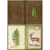 8pcs Forest Theme Scrapbook Paper PW-WG30448-01-4