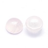 Natural Rose Quartz Cabochons X-G-P393-R20-6mm-2
