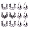 24Pcs 2 Styles Tibetan Style Zinc Alloy Pendants FIND-DR0001-47-1