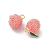 Alloy Enamel Charms FIND-C074-02B-2
