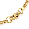 304 Stainlessa Steel Curb Chain Pendant Necklaces LS-NJEW-H034-05G-3
