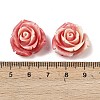 Synthetic Coral Dyed Carved Beads SHEL-Z003-03F-3