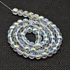 Imitate Austrian Crystal Electroplate Glass Round Bead Strands X-GLAA-F030-10mm-B01-2