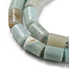 Natural Flower Amazonite Beads Strands G-Q1008-A10-3
