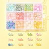 360Pcs 12 Colors Frosted Transparent Acrylic Beads OACR-FS0002-23-9
