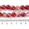Natural Striped Agate/Banded Agate Beads Strands G-Z060-A01-C15-5