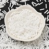 Baking Paint Glass Twist Bugle Beads SEED-C004-02P-2
