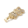 Brass Micro Pave Cubic Zirconia Pendants KK-M240-09F-4