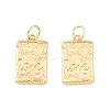 Eco-Friendly Brass Micro Pave Cubic Zirconia Pendants KK-I698-34G-3