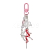 Luminous Acrylic Star Pendant Decoration HJEW-JM01443-01-1