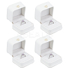 Imitation Leather Covered Plastic Jewelry Ring Boxes OBOX-WH0085-173C-1