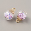 Transparent Glass Globe Pendants LS-FIND-WH0146-35A-1