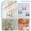 52Pcs 13 Colors Alloy Enamel Charms PALLOY-AB00179-6