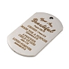 Non-Tarnish 201 Stainless Steel Pendants STAS-L079-07P-2