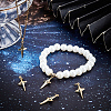 10Pcs Brass Pendants ZIRC-BBC0002-29-4